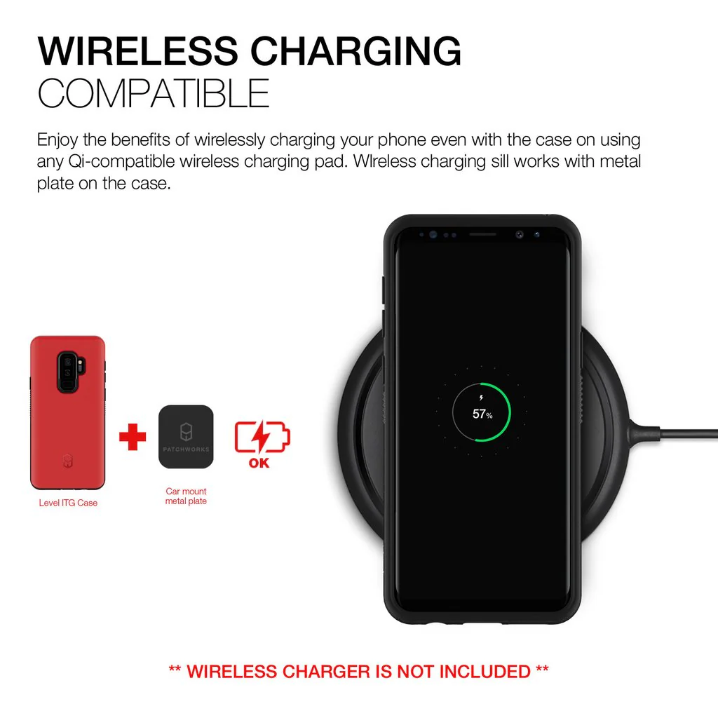 Patchworks ITG Level Rugged Case for Samsung Galaxy S9 Plus - Red - Image 6