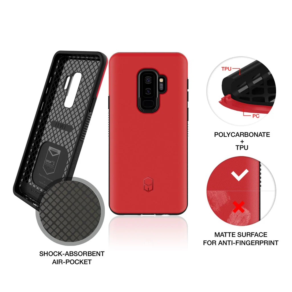 Patchworks ITG Level Rugged Case for Samsung Galaxy S9 - Red - Image 3