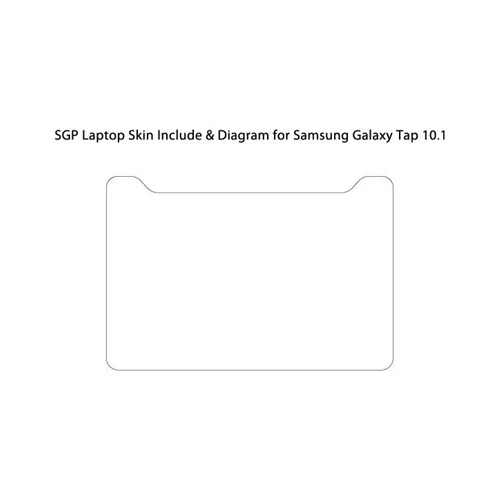 SGP Skin Guard Series Wi-Fi / 3G Samsung Galaxy Tab 10.1 White - Image 4