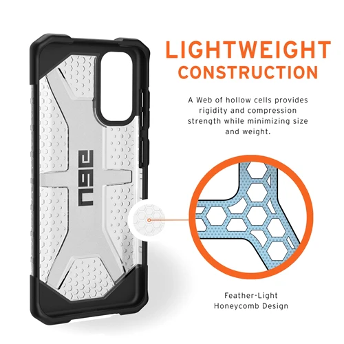 UAG Plasma Rugged & Tough Protective Case Samsung S20 Ultra 6.9 inch Ice - Image 3
